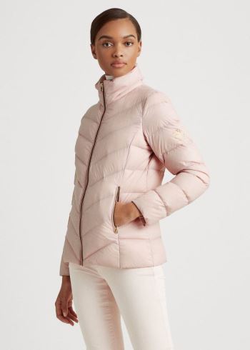 Ralph Lauren Packable Mockneck Coat Světle Růžové | 6AQAtZ7h