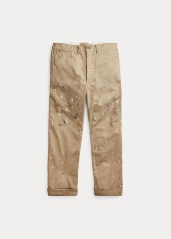Ralph Lauren Paint-Splatter Chino Pant Hnědožlutý | XM11JDpx