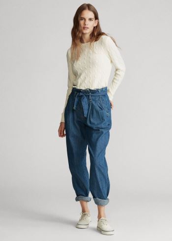 Ralph Lauren Paperbag Jean Indigo | BKYvZDos