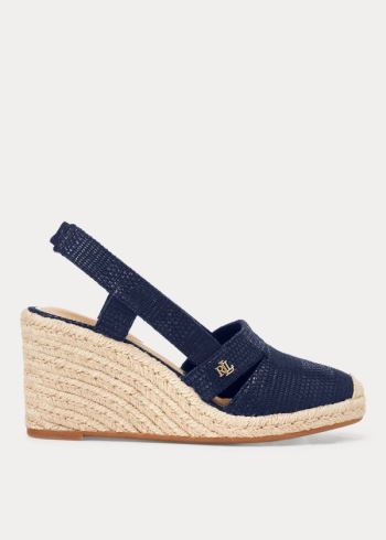 Ralph Lauren Penelopie Espadrilky Tmavě Blankyt | rTzrz1tv