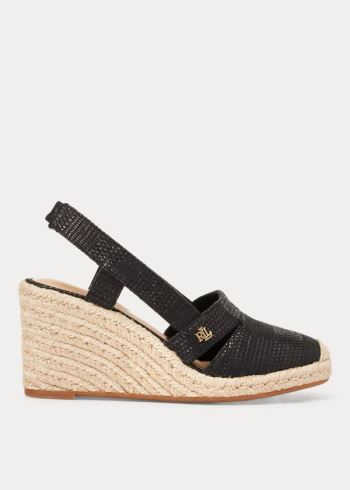 Ralph Lauren Penelopie Espadrilky Černé | Noocjzvp