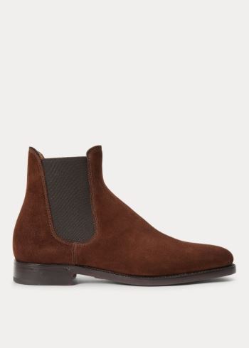 Ralph Lauren Penfield Semišové Chelsea Boot Tmavě Hnědé | 1KSvhrej