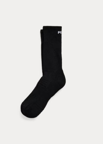 Ralph Lauren Performance Crew Socks Černé | l0ng7rpy