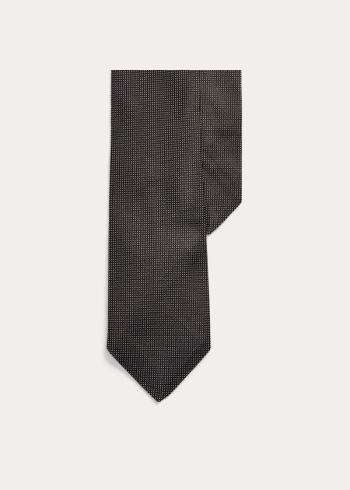 Ralph Lauren Pin Dot Silk Narrow Tie Černé Bílé | U2porWHT