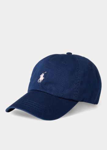 Ralph Lauren Pink Pony Bavlněné Ball Cap Tmavě Blankyt Růžové | DQtbr9op