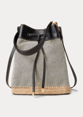 Ralph Lauren Platene Debby Drawstring Bag Černé | owqoDPu3
