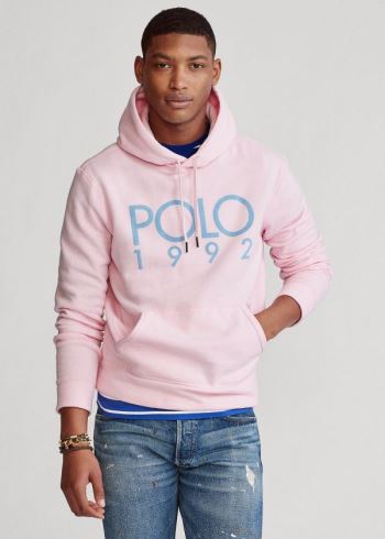 Ralph Lauren Polo 1992 Fleece Hoodie Růžové | FUT3MuoR