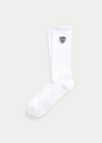 Ralph Lauren Polo Crest Crew Socks Bílé | i9j4qdYO