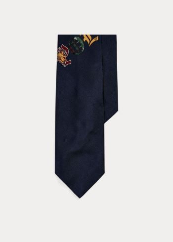 Ralph Lauren Polo Silk Tie Tmavě Blankyt | G9EFgpuX
