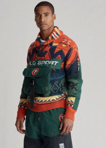 Ralph Lauren Polo Sportovní 2-in-1 Svetrové Červené Viacfarebný | 1EJmKbt4