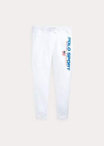 Ralph Lauren Polo Sportovní Fleece Jogger Pant Bílé | GO0un8Ze