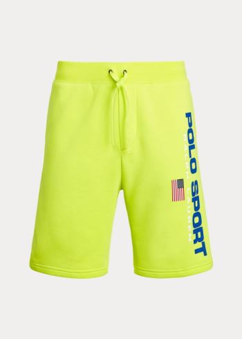 Ralph Lauren Polo Sportovní Fleece Krátké Světle Zelene | B7b2hvzJ