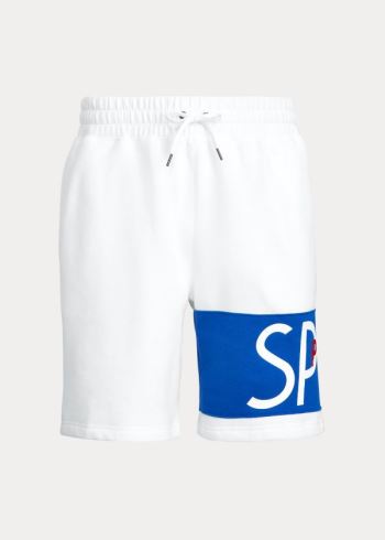 Ralph Lauren Polo Sportovní Fleece Krátké Bílé | b9Vow8Kv
