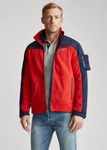 Ralph Lauren Polo Sportovní Hybridní Jacket Červené Tmavě Blankyt | pyNgqO3X