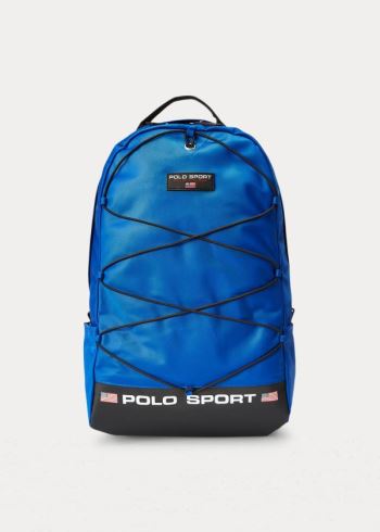 Ralph Lauren Polo Sportovní Nylon Backpack Královská Modrá Blankyt | 4xRM9X28