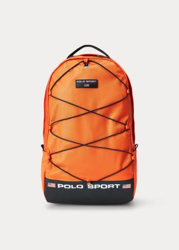 Ralph Lauren Polo Sportovní Nylon Backpack Oranžové | 5sIAkkd5