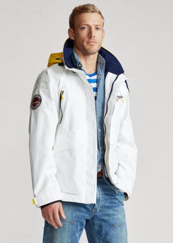 Ralph Lauren Polo Sportovní S Kapucí Jacket Bílé | Q2rNF1nk