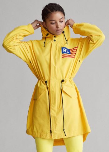 Ralph Lauren Polo Sportovní Windbreaker Jacket Citrón | 5yd118k3