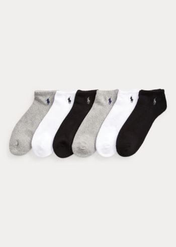 Ralph Lauren Polstrované Low-Cut-Sock 6-Pack Šedé Viacfarebný | Yb7eAIxB