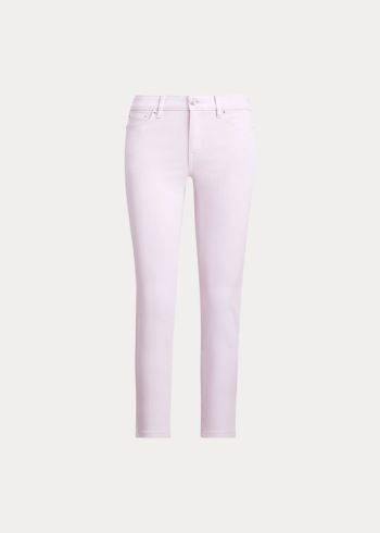 Ralph Lauren Premier Straight Ankle Jean Světle Fialové | P84fhB2y
