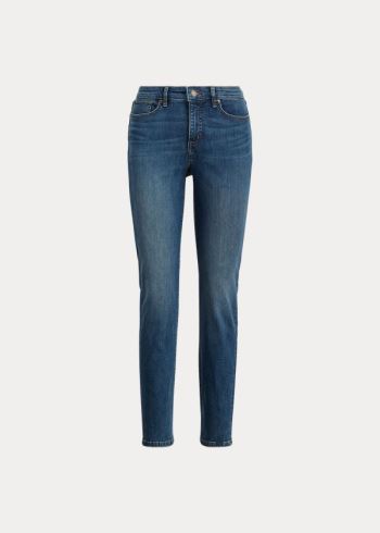 Ralph Lauren Premier Straight Curvy Jean Blankyt Blankyt Světle Modré | KHC7QWGy