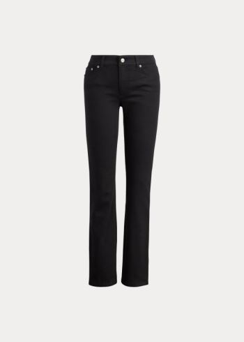 Ralph Lauren Premier Straight Jean Černé | eCDOXTVh