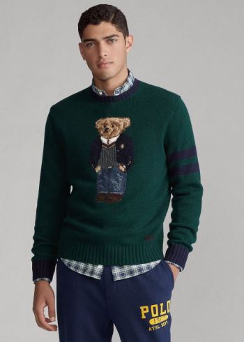 Ralph Lauren Preppy Bear Svetrové Zelene | ahmezUwh
