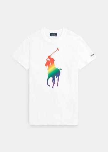Ralph Lauren Pride Big Pony Bavlněné Tee Bílé | fuox8woX