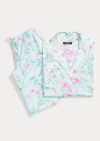 Ralph Lauren Print Capri Sleep Set Mátově Zelená | vYkTGYkt