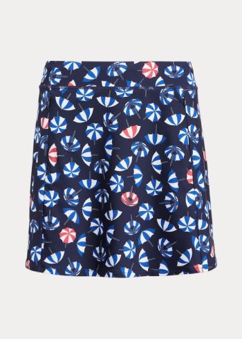 Ralph Lauren Print Flounce Golfové Skort Tmavě Blankyt Viacfarebný | 9AF2iQiN