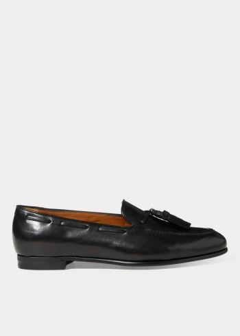 Ralph Lauren Quillis Calfskin Loafer Černé | 724eOzRG