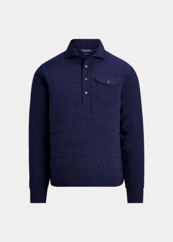 Ralph Lauren Quilted Stretch Pullover Tmavě Blankyt | rm4oZORs