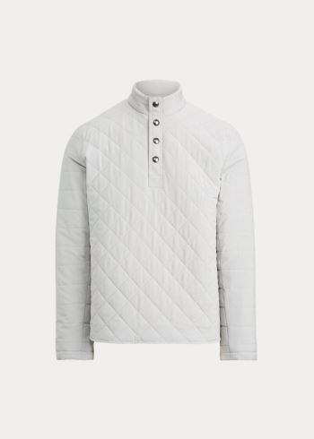 Ralph Lauren Quilted Stretch Pullover Šedé | XjJ8KG75