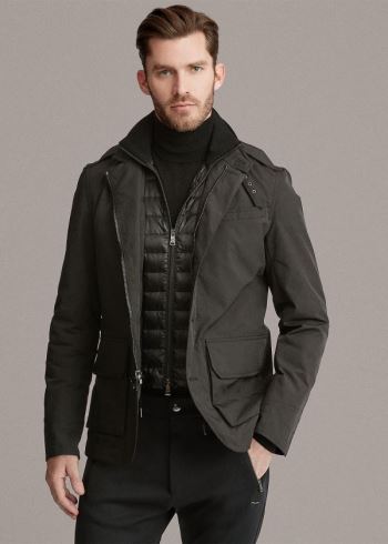 Ralph Lauren RLX Down-Panel Jacket Černé | r61nScsS