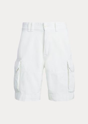 Ralph Lauren Relaxed Fit Cargo Krátké Bílé | pVKphqIS