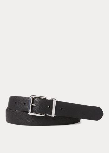 Ralph Lauren Reversible Læder Belt Černé Hnědé | tXE315cs