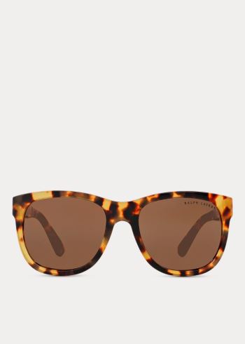 Ralph Lauren Ricky RL Sunglasses Hnědé Leopard | ruhsfzm8
