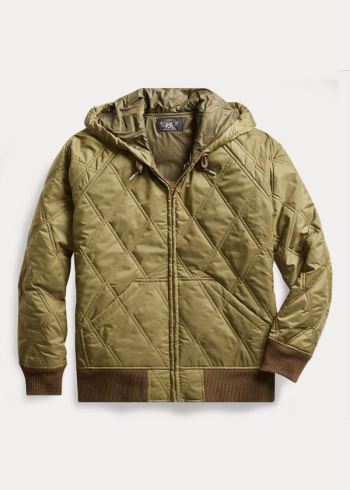 Ralph Lauren S Kapucí Liner Jacket Olivy Zelené | HZKuCxNO
