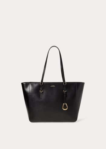 Ralph Lauren Saffiano Læder Shopper Černé | 3JSfltFE