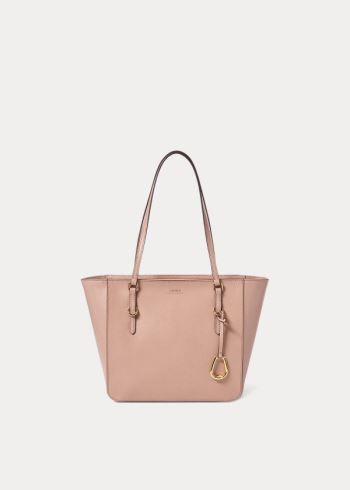 Ralph Lauren Saffiano Medium Shopper Růžové | beXyz7Kx