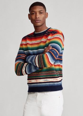 Ralph Lauren Serape Bavlněné-Blend Svetrové Viacfarebný | xQF7fzyS