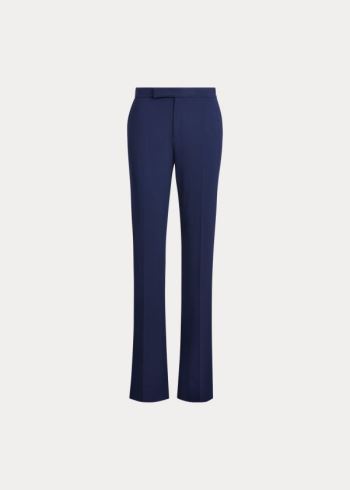Ralph Lauren Seth Wool Crepe Pant Tmavě Blankyt | uwuC6eil