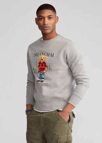 Ralph Lauren Shanghai Bear Sweatshirt Šedé | atBAGlZB