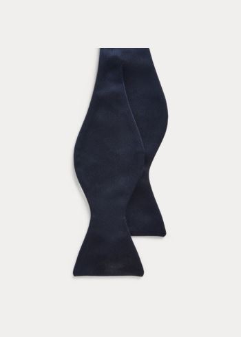 Ralph Lauren Silk Satin Bow Tie Tmavě Tmavě Blankyt | 4DG2oZWo