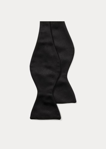 Ralph Lauren Silk Satin Bow Tie Černé | ViSW0Vzq