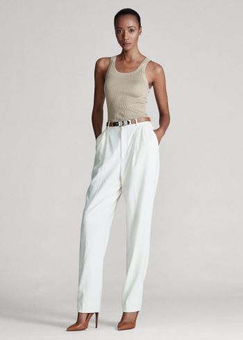 Ralph Lauren Silk Tank Top Hnědé | bvwy1SLf