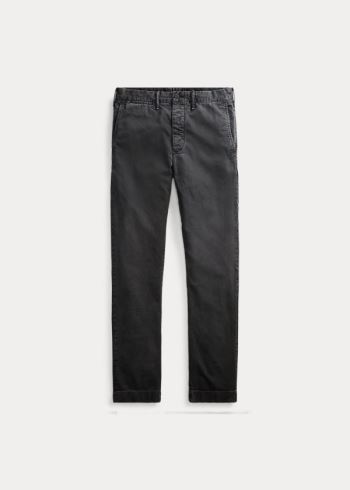 Ralph Lauren Slim Fit Bavlněné Chino Černé | Z27qXlqz