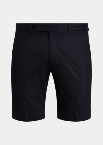 Ralph Lauren Slim Fit Stretch Chino Krátké Tmavě Blankyt | uSt68zgq