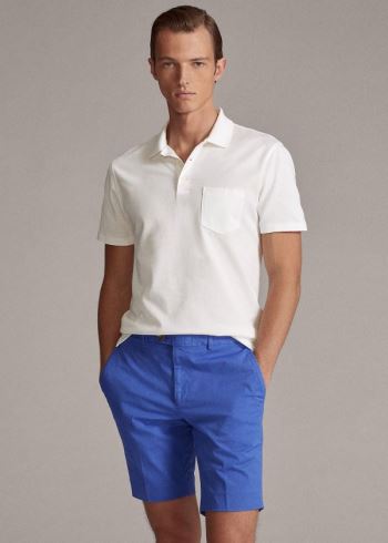 Ralph Lauren Slim Fit Stretch Chino Krátké Blankyt | w6gbGBgA