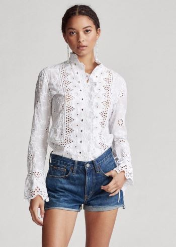 Ralph Lauren Sophia Denim Krátké Indigo | gyyN62Dq